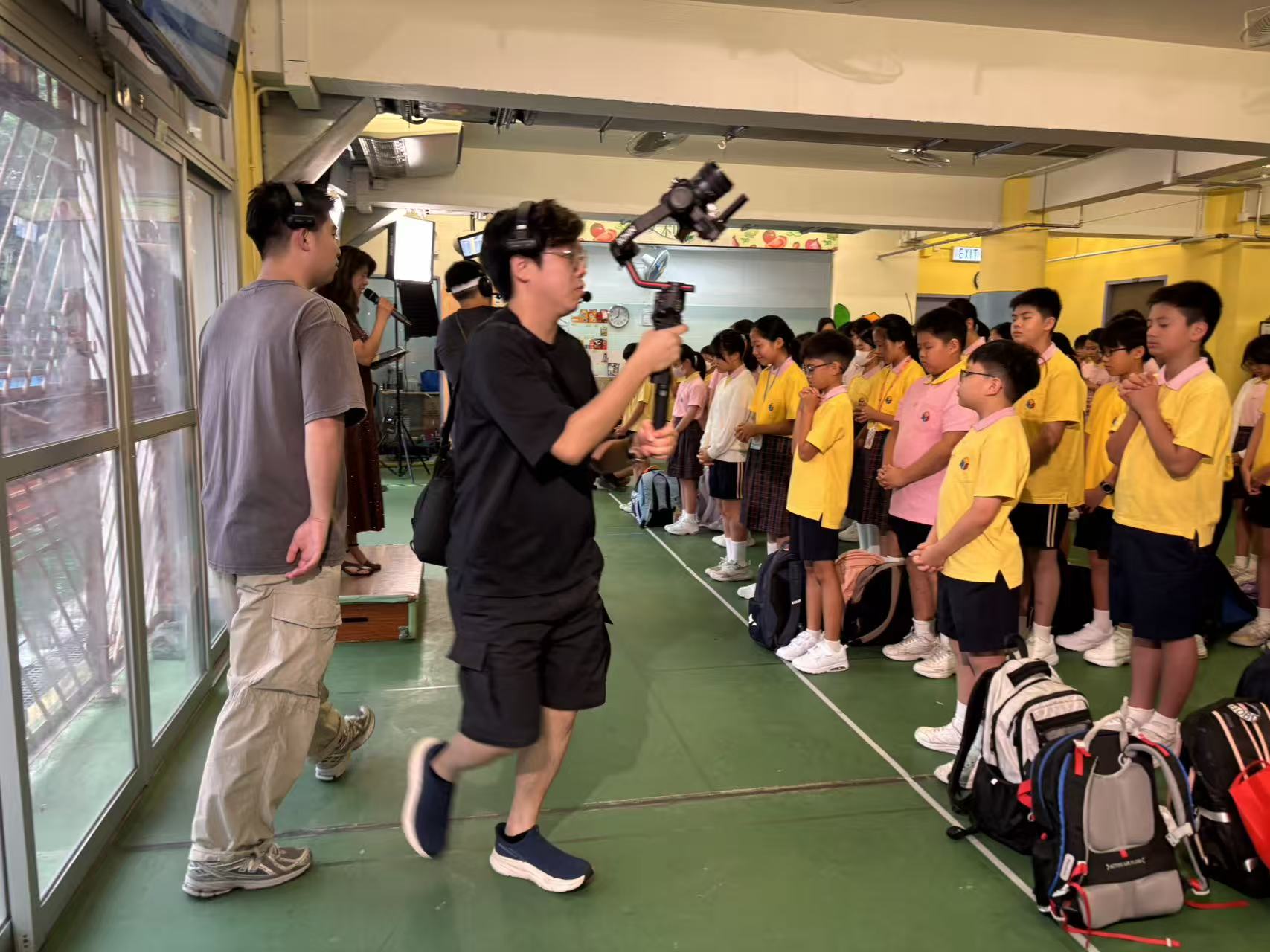 為大埔一間小學拍攝宣傳片